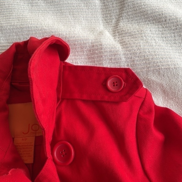 JOE Fresh Red Cotton Pea Coat Size Small - Picture 9 of 9